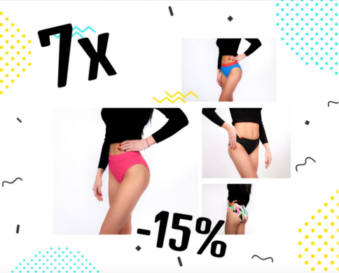 7db-os menstruációs bugyi csomag