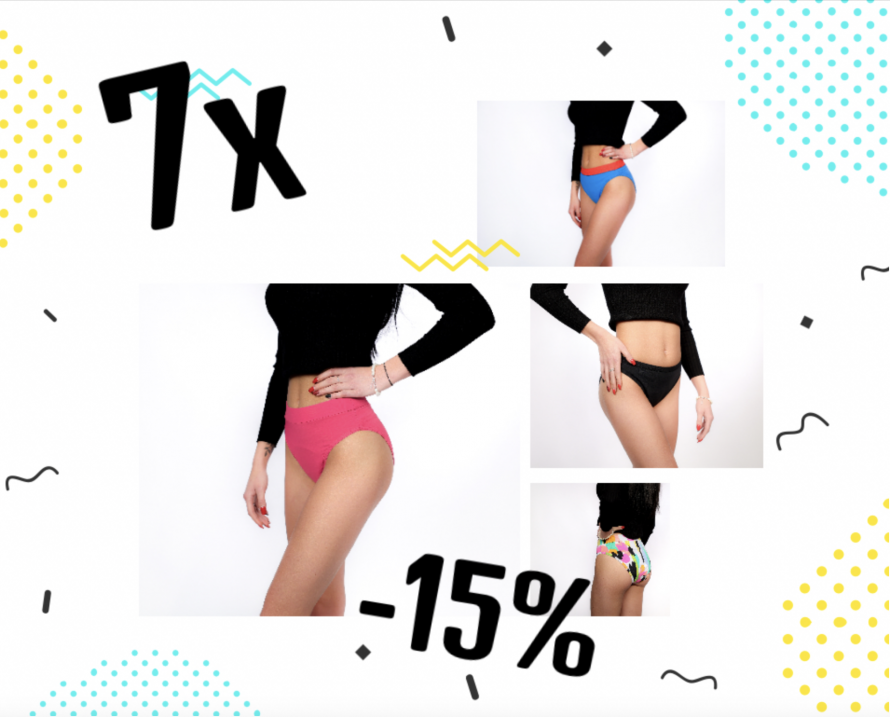 7db-os menstruációs bugyi csomag